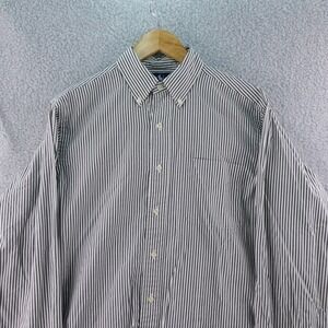 Vintage Ralph Lauren Andover Stripe Button Down Shirt Men's 15.5-35 Preppy Pony